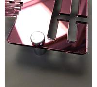 Super Cool Creation - Colgador para medallas de ciclismo rosa Pink Mirror