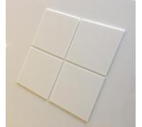 Super Cool Creations Cuadrado Azulejos por - Blanco, Pack of Ten - 7cm x 7cm