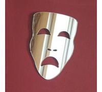 Super Cool Creations Máscara de Teatro - tragedia Espejo 12 cm x 10 cm