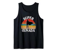 Super Cunada Español Cuñada Mujer Divertida Héroe Camiseta sin Mangas