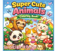 Super Cute Animals Coloring Book: A Super Sweet Collection of 100 Adorable Animal Coloring Pages Featuring Cute, Cozy, and Playful Designs Created for ... and Enjoyable Creative Fun for All Ages...