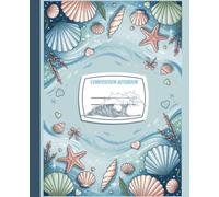 Super Cute Coastal Granddaughter Coquette Aesthetic Pastel Blue & White Bows Wide Ruled Composition Notebook: Girly Journal, Preppy Heart Lover Stuff, ... Perfect Gift for Girls, Teens, Woman