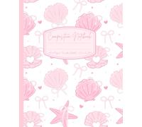 Super Cute Coastal Granddaughter Coquette Aesthetic Pastel Pink & White Bows Wide Ruled Composition Notebook: Girly Journal, Preppy Heart Lover Stuff, ... Perfect Gift for Girls, Teens, Woman
