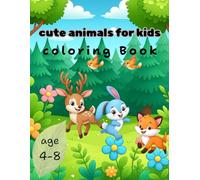Super Cute Coloring Book For Kids Ages 4-8: 30 Fun Animal Friends to Color: Bold line art of adorable animal duos-easy coloring fun