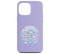 Super Cute Delfines Comiendo Sopa Dumplings Anime Ocean Design Carcasa para iPhone 13 Pro MAX