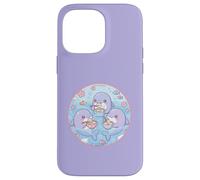 Super Cute Delfines Comiendo Sopa Dumplings Anime Ocean Design Carcasa para iPhone 14 Pro MAX
