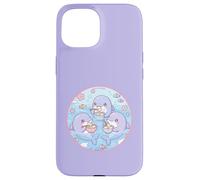 Super Cute Delfines Comiendo Sopa Dumplings Anime Ocean Design Carcasa para iPhone 15