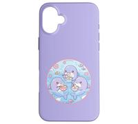 Super Cute Delfines Comiendo Sopa Dumplings Anime Ocean Design Carcasa para iPhone 16 Plus
