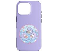 Super Cute Delfines Comiendo Sopa Dumplings Anime Ocean Design Carcasa para iPhone 16 Pro