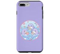 Super Cute Delfines Comiendo Sopa Dumplings Anime Ocean Design Carcasa para iPhone 7 Plus/8 Plus
