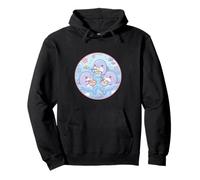Super Cute Delfines Comiendo Sopa Dumplings Anime Ocean Design Sudadera con Capucha