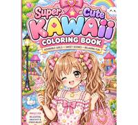 Super Cute Kawaii Coloring Book: Adorable Girls • Sweet Scenes • Relaxing Fun