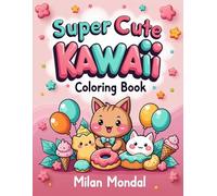 Super Cute Kawaii Coloring Book: Adorable Kawaii Animals, Sweet Treats & Fun Characters for Kids Ages 4-8 | Easy and Relaxing Coloring Pages
