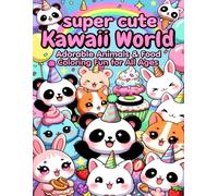 Super Cute Kawaii World: Adorable Animals & Food Coloring Fun for All Ages: 40 Chibi Designs for Relaxation, Creativity & Cuteness Overload