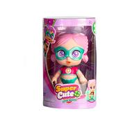 SUPER CUTE LITTLE BABIES - Mini Dolls, muñecas articuladas pequeñas de 12 cm, figuritas de las bebés superheroínas de la serie, hasta 5 modelos diferentes, Envío aleatorio, +4 años, Famosa (UPU09000)