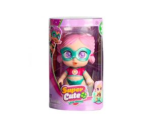 SUPER CUTE LITTLE BABIES - Mini Dolls, muñecas articuladas pequeñas de 12 cm, figuritas de las bebés superheroínas de la serie, hasta 5 modelos diferentes, Envío aleatorio, +4 años, Famosa (UPU09000)