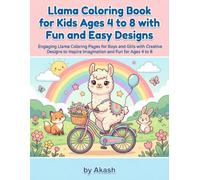 Super Cute Llama Coloring Book for Kids Ages 4-8: 50 Fun, Easy & Adorable Llama Coloring Pages for Boys and Girls | Cute Animal Activity Book for Creative Kids