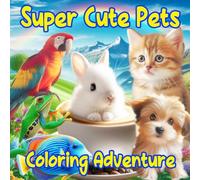 Super Cute Pets Coloring Adventure: Super Cute Pets Coloring Adventure