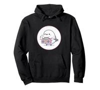 Super Cute Shima Enaga Japanese Snow Fairy Boombox Bird Sudadera con Capucha