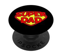 Super Dad Graphic Tees - Novelty T-Shirts & Cool Designs PopSockets PopGrip Adhesivo