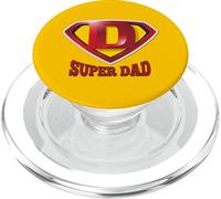 Super Dad Shield tee Shirt, Happy Father's Day, Best Father PopSockets PopGrip para MagSafe
