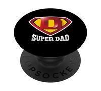 Super Dad tee Shirt, Happy Father's Day T-Shirt, Best Father PopSockets PopGrip Adhesivo