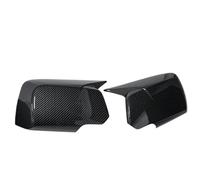 SUPER DAFI Carcasa Espejo para X3 E83 2003 2004 2005 2006 2007 2008 2009 2010 Cubierta De Espejo Retrovisor Lateral Coche con Apariencia Carbono Negro Brillante