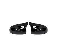SUPER DAFI Lateral Carcasa Espejo 1 Par para F25 X3 F26 X4 F15 X5 F16 X6 2014-2018 para Estilo M Tapas Espejos Retrovisores Laterales Espejo Cubierta Carcasa(Bright Black)