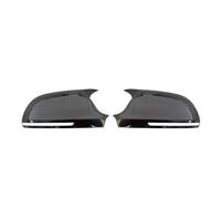 SUPER DAFI Lateral Carcasa Espejo para A3 8P A4 A5 B8 B8.5 Q3 A6 C6 4F S6 Par Adicional Tapas Espejo Retrovisor Lateral Espejo Cubierta Carcasa(Glossy Black-B8)