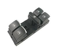 SUPER DAFI Mando Elevalunas Coche para Golf 5 6 Mk5 para para Passat B6 para Touran para Seat 5ND941431B 5ND959855 Interruptor De Faro Cromado Maestro Ventana Eléctrica(1 pcs 5ND959857)