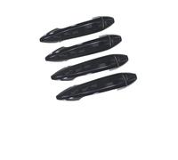 SUPER DAFI Manija Puerta Exterior 4 Piezas para Manija De Puerta Coche para Serie 5 G20 G30 G32 X1 F48 X2 F39 X3 G01 X4 G02 X5 F15 G05 G06 Embellecedor Decoración Exterior Manijas Puerta(A Black LHD)