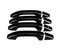 SUPER DAFI Manija Puerta Exterior Juego De 8 Cubiertas Cromadas para Manijas De Puertas Exteriores De Coche Silverado 1500 2500 Y 3500 para GMC 2014 2015 2016 2017 2018 Y 2019 Manijas Puerta(Black)