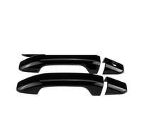 SUPER DAFI Manija Puerta Exterior Juego De 8 Cubiertas Cromadas para Manijas Puertas Exteriores Coche para Silverado 1500 2500 Y 3500 para GMC 2014 2015 2016 2017 2018 2019 Manijas Puerta(Black)