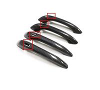 SUPER DAFI Manija Puerta Exterior Manija De Puerta De Fibra De Carbono para Cayenne Accesorios De Modificación De Decoración Exterior Adecuados Manijas Puerta(Lavender)