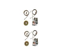 SUPER DAFI Regulador Ventanilla para X5 E53 1999-2002 2003 2004 2005 2006 2007 Kit Reparación Regulador Ventanilla Trasera Izquierda/Derecha Automotriz con Deslizador Metal Elevalunas(3)