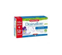 Super Diet Drainaflore Bio 20 ampoules + 10 ampoules offertes