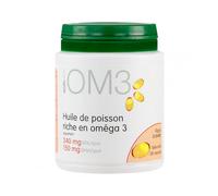 Super Diet OM3 Aceite Pescado Rico Omega 3 120 caps