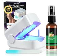 SÚPER Dispositivo ONLYNDS® PREMIUM Limpieza Laser para Eliminar Hongos Uñas Pies + ACEITE Esencial + Lima | Dispositivo CERTIFICADO Láser Hongos Uñas 460nm Luz Azul | Altamente Efectiva CONTRA Hongos