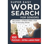 Super Easy Extra Large Print Word Search for Seniors: Vol. 1 - Everyday Words: Relaxing Puzzle Book for Seniors and Families | Fun Brain Games for Memory, Focus, and Calm (Large Print Books)