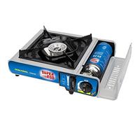SUPER EGO SEH003300 Cocina cartucho gas portátil, Gris, 34x9x26 cm
