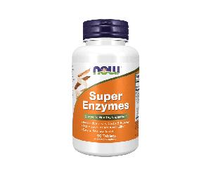 Super Enzimas 90 Comprimidos Now Foods