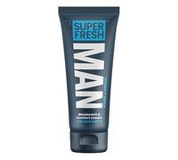 Super Fresh Man Parts Ball Deodorant for Men - Deodorizing Lotion with Aloe - Talc-Free, Paraben-Free, Aluminum-Free, CLEAR PROTECTION - 4 fl oz Tube