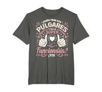 Súper Funcionaria Regalo Original Funcionaria Maestra Mujer Camiseta