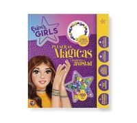 Súper Girls - Pulseras Mágicas y Diario de la Amistad | Kit para Hacer Pulseras con Pulsera que Cambia de Color, +100 Cuentas y Hilos de Colores | Actividades y Manualidades para Niñas +8 Años
