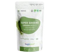 Super Greens en Polvo 200g - Con Hierba de Trigo, Chlorella, Maca en Polvo y Té Verde Matcha