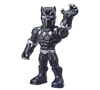 Super Hero Adventures Playskool Heroes Marvel Mega Mighties Black Panther Collectible 10" Action Figure, Toys for Kids Ages 3 & Up