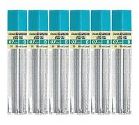 Super Hi-Polymer Mina de repuesto, 0,7 mm, 12/Pack [Set de 6]