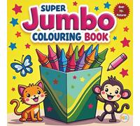 Super Jumbo Colouring Book: Various Pictures | Over 70 Delightful Pages Featuring Dinosaurs, Treehouses, Sweet Treats & More - Perfect for Relaxation, ... and Creative Fun For Kids & Adults | 8.5" |