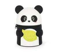 Legami Estuche Super Kawaii con pandas – Espacioso, silicona suave, hasta 100 bolígrafos borrables