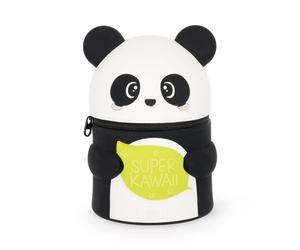 Super Kawaii Panda - Estuche de silicona 2 en 1 - Legami - Portalápices kawaii